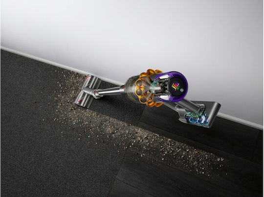 Dyson V15 Detect Absolute Rechargeable 2 in 1 Stick & Handheld Vacuum 25.2V Yellow/Iron/Nickel