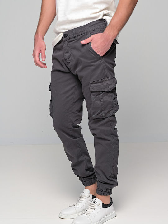Trousers Cargo Elastic Anthracite