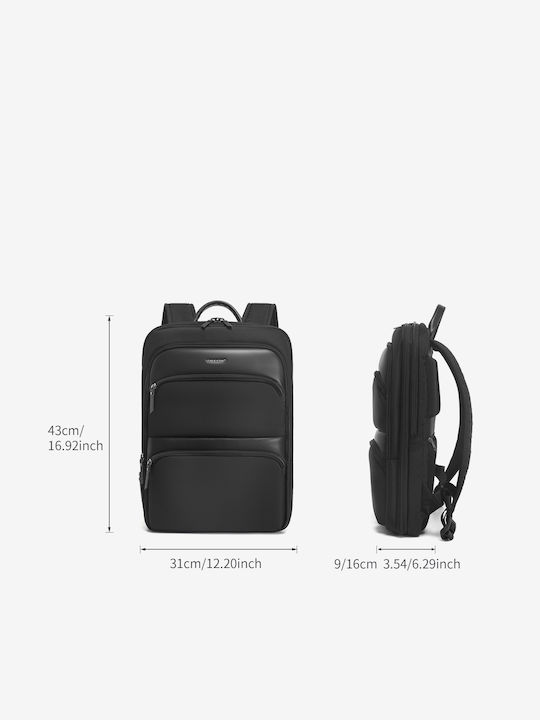 Tigernu Τσάντα Πλάτης για Laptop 15.6" με Θύρα USB σε Μαύρο χρώμα T-B9121