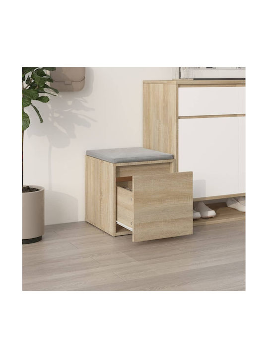 Hocker Für das Wohnzimmer Mit Stauraum Hölzernes Braun 40.5x40x40cm