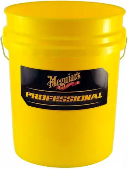 Meguiar's Plastic Bucket Capacity 18.9lt Yellow