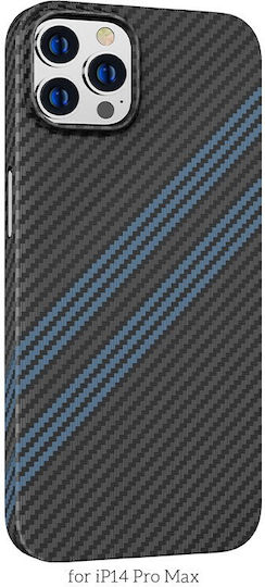 Hoco Slim Back Cover Plastic Negru / Albastru (iPhone 14 Pro Max)