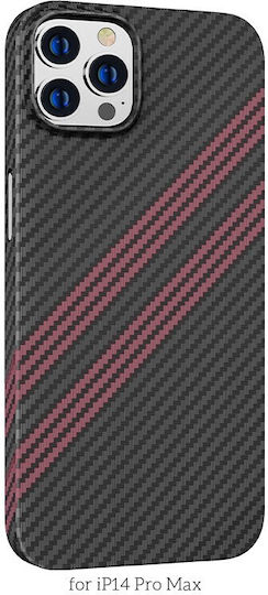 Hoco Slim Back Cover Πλαστικό Μαύρο / Κόκκινο (iPhone 14 Pro Max)