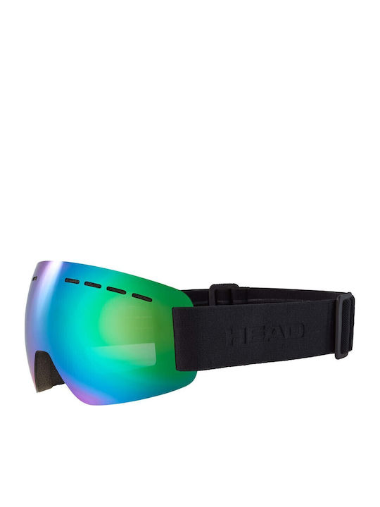 Head Solad 2.0 FMR Ski- & Snowboardbrille Erwachsene Schwarz mit Linse in Grün Farbe