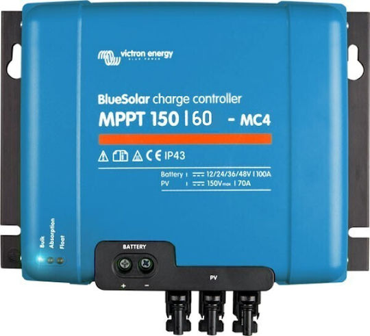 Victron Energy BlueSolar MPPT 150/60 - MC4 Controler de încărcare solară 48V 60A