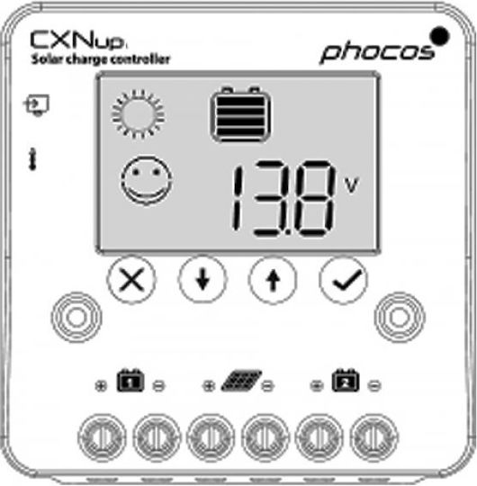 Phocos CXNUP10 Solar Laderegler PWM 24V 10A