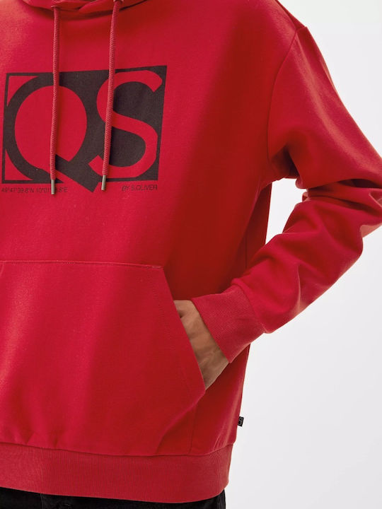 Sweatshirt with Hood Red