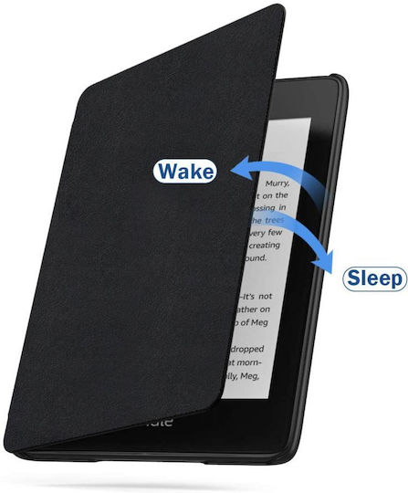 Tech-Protect Smartcase Флип Капак Черен (Kindle Paperwhite 5/Signature Edition 11-то поколение 2021 (6.8"))