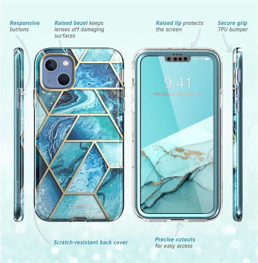 Supcase Cosmo 360 Full Cover Σιλικόνης 2mm Ocean Blue (iPhone 14 Plus)