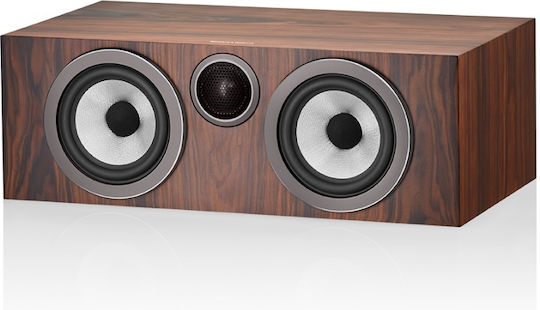 Bowers & Wilkins HTM72 S3 Ηχείο Hi-Fi Κεντρικό 120W 2 Δρόμων Π47.7xΒ26.6xΥ16.5εκ. Καφέ