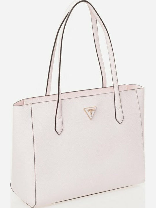 Downtown Chic Turnlock HWVG8385230 Γυναικεία Τσάντα Shopper 'Ωμου Ροζ