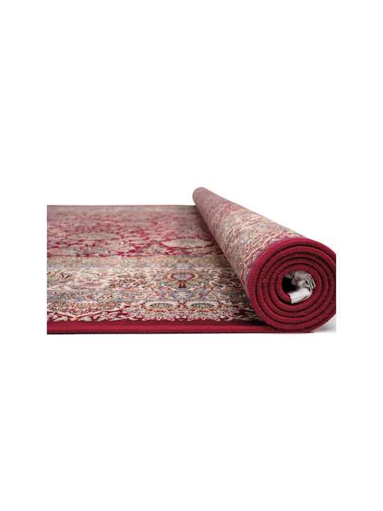 Viokarpet Oriental Silk 161C Teppich Rechteckig mit Fransen Red