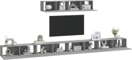 Living Room TV Unit Grey Sonoma L100xW30xH30cm