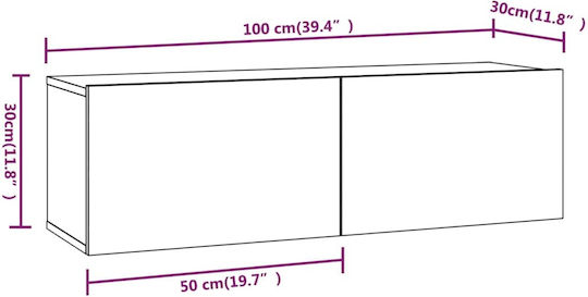 Животно помещение ТВ единица Сив бетон Д100xШ30xВ30бр