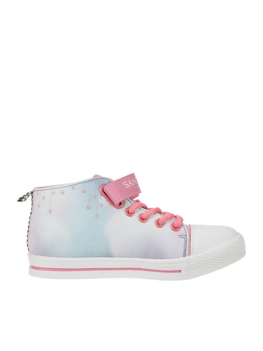 Santoro Gorjuss Παιδικά Sneakers High με Σκρατς Ροζ