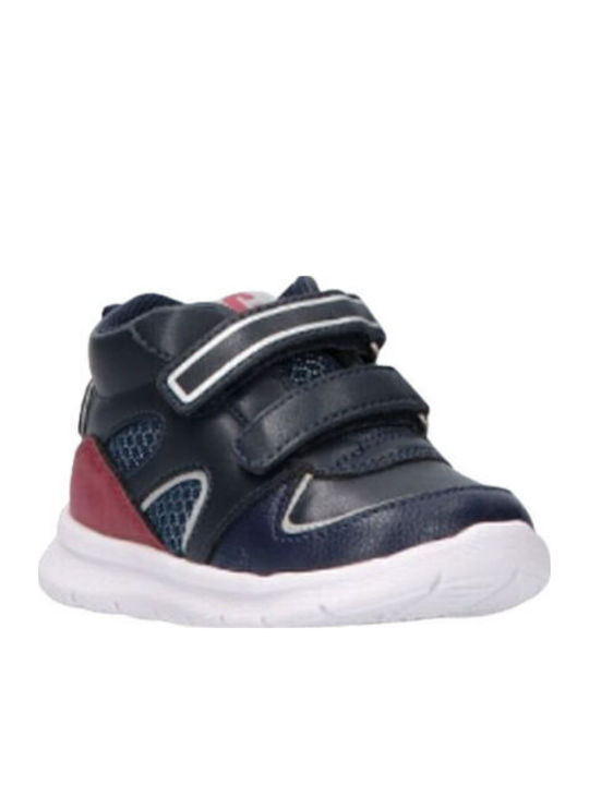 Παιδικά Sneakers High με Σκρατς Μπλε