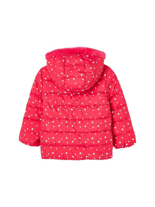 Zippy Kids Quilted Jacket short Hooded Fuchsia