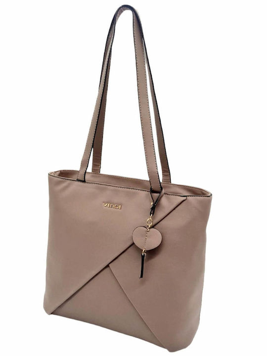 Geantă de damă Shopper De umăr Taupe