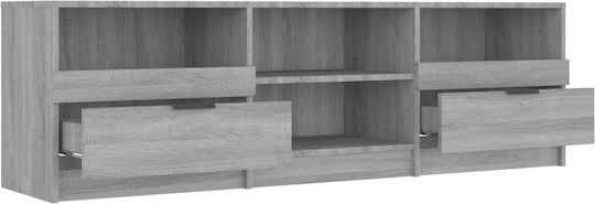 TV-Ständer Grau Sonoma M150xT33,5xH45cm