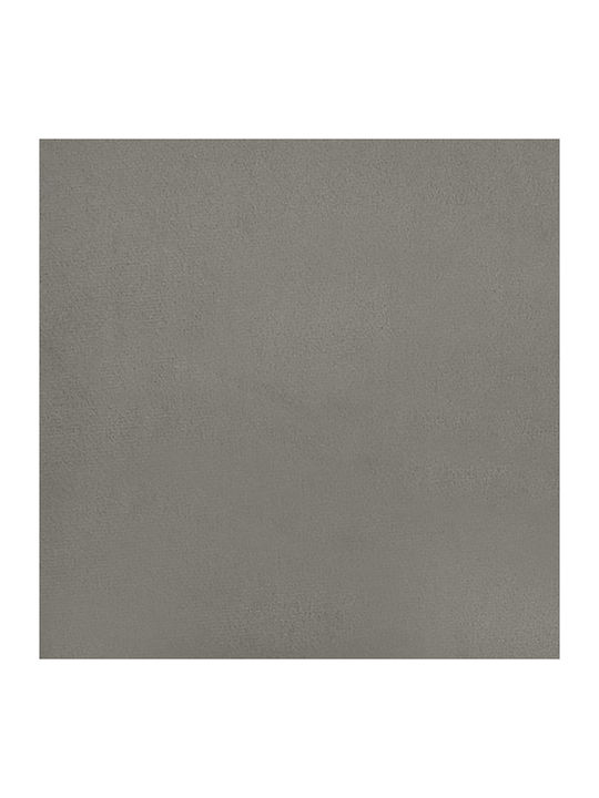 Single Bed Mattress Base Upholstered with Fabric Light Gray for 100x200cm Mattress