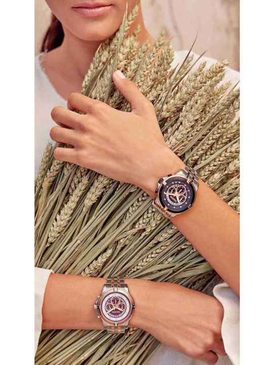 Breeze Divinia Ρολόι Μπαταρίας με Μεταλλικό Μπρασελέ Breeze Divinia Ρολόι Μπαταρίας με Μεταλλικό Μπρασελέ