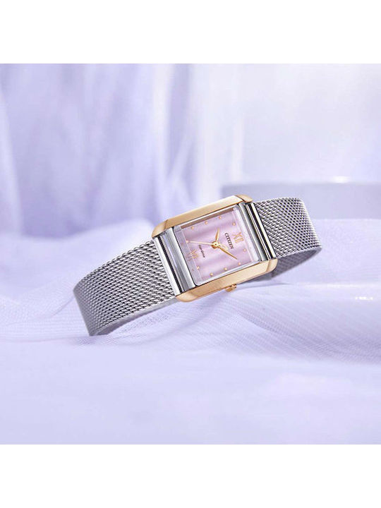 Citizen Elegance Ρολόι Eco - Drive με Μεταλλικό Μπρασελέ Citizen Elegance Ρολόι Eco - Drive με Μεταλλικό Μπρασελέ