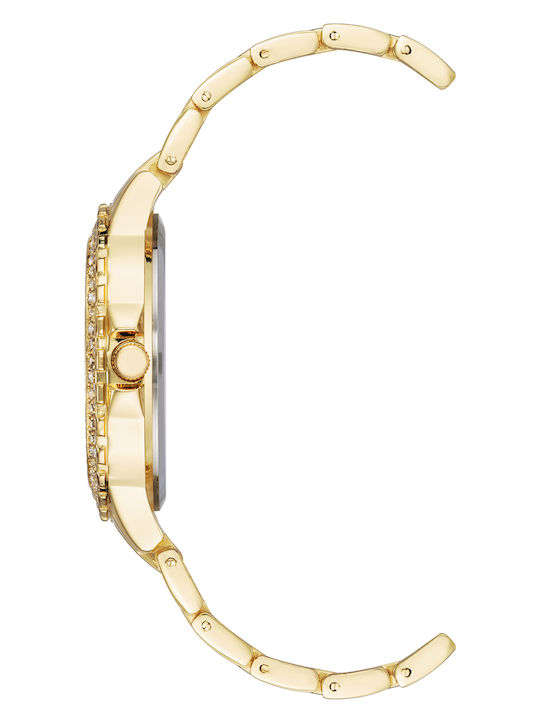 Juicy Couture Γυναικείο Ρολόι 36mm Μπαταρίας με Χρυσό Μεταλλικό Μπρασελέ
