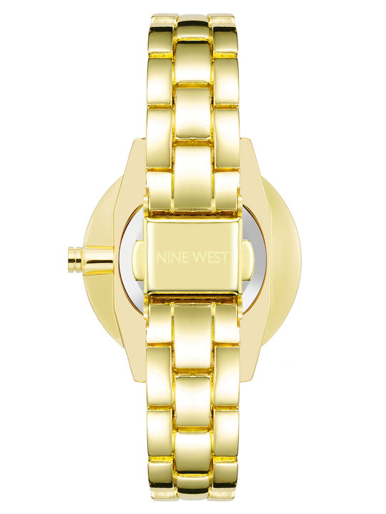 Nine West Ρολόι Μπαταρίας με Μεταλλικό Μπρασελέ