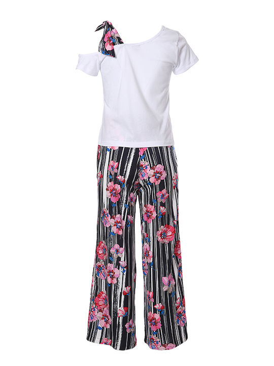 Matoufrance Kids Set with Pants Summer 2pcs White