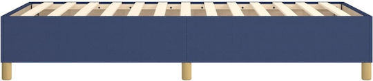 Bettunterlage Einzel mit Stoff Blau für die Matratze 90x200cm