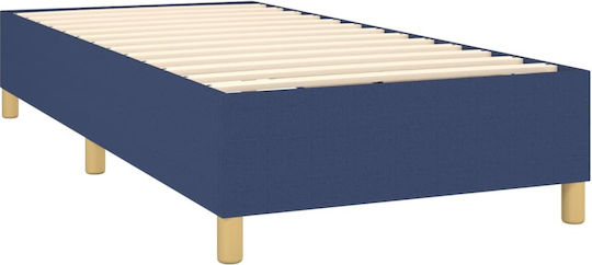 Bettunterlage Einzel mit Stoff Blau für die Matratze 90x200cm