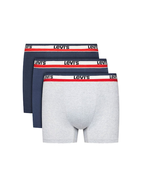 Sportswear Men's Boxers Navy/Navy/Grey 3Pack