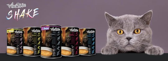 Croci Vibrisse Shake Nassfutter für Erwachsene Katzen in Dose mit Thunfisch ohne Getreide 135gr