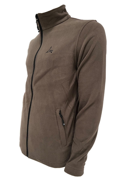Apu Eiger Hunting Cardigan Fleece Khaki