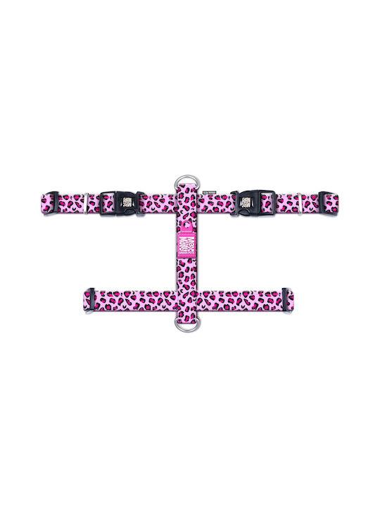 Max & Molly Dog Harness Leopard Pink X-Small 10mm x 32-40cm MM0026