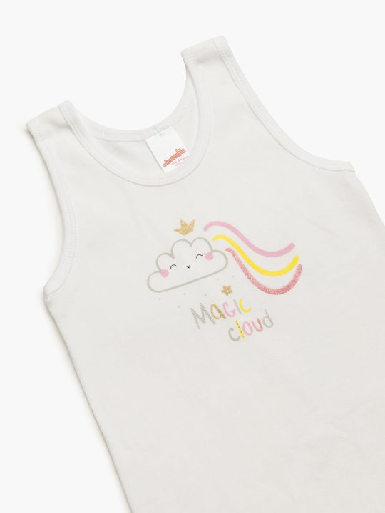 Minerva Magic Cloud Kids Tank Top Tank Top White 1pcs