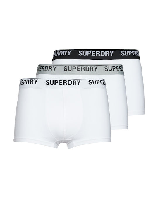 D1 Sdry Trunk Multi Triple Pack Men's Boxers White 3Pack