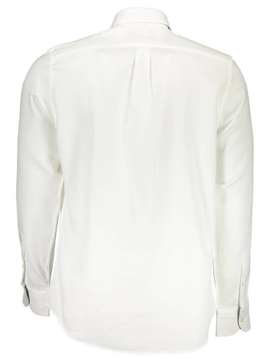 Harmont & Blaine Men's Shirt Long Sleeve Cotton White