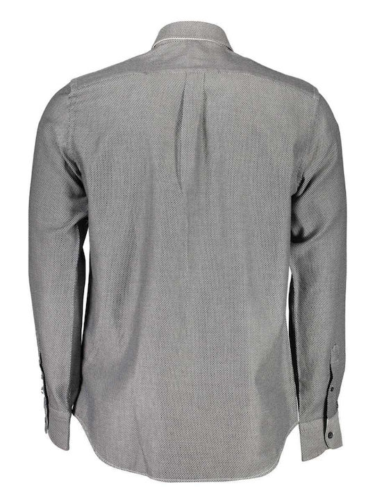 Harmont & Blaine Men's Shirt Long Sleeve Cotton Gray