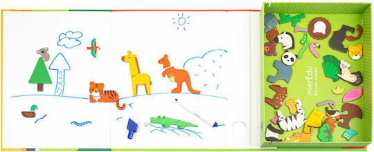 Mieredu Magnetic Construction Toy Animal World for Children Aged 3+
