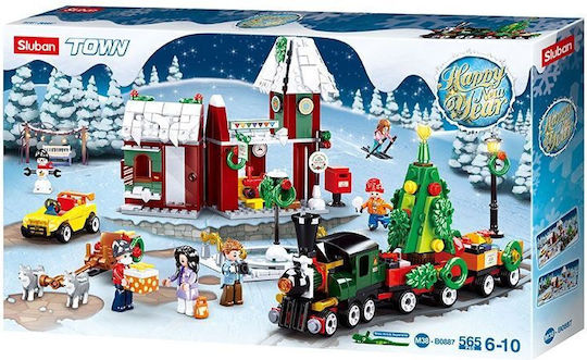 Sluban Blocks Xmas Christmas Village for 6 - 12 Years 565pcs