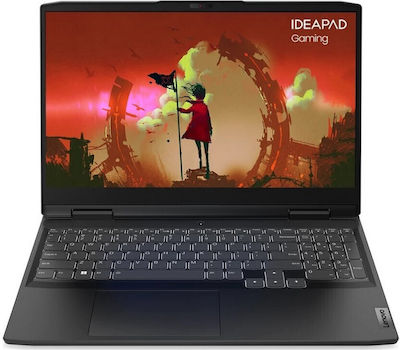 Lenovo IdeaPad Gaming 3 15ARH7 15.6" IPS FHD 120Hz (Ryzen 5-6600H/16GB/512GB SSD/GeForce RTX 3050/No OS) Onyx Grey (US Keyboard)