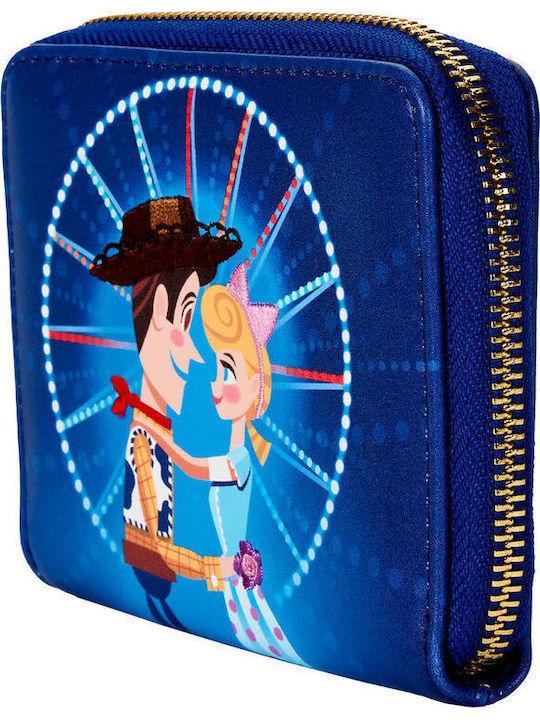 Loungefly Moment Toy Story Woody Bo Peep Kids Wallet with Zipper Pixar Moment Toy Story Woody Bo Peep