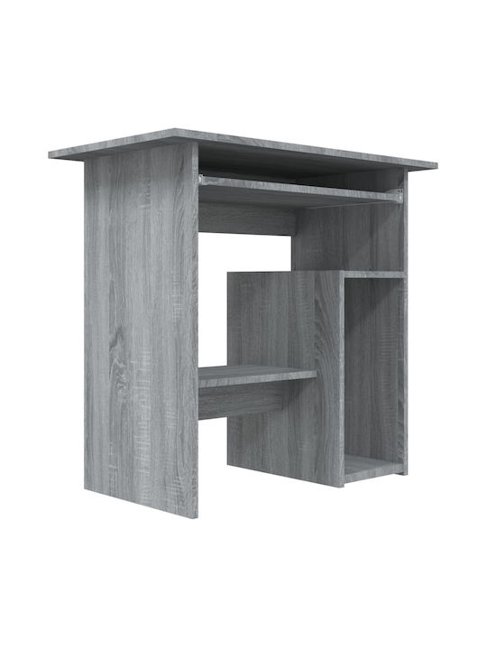 Γραφείο Ξύλινο Γκρι Sonoma 80x45x74εκ.