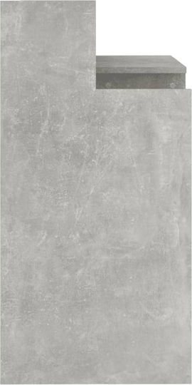 Computer Büro Holz Grey Concrete mit LED & USB-Anschlüssen 97x45x90cm