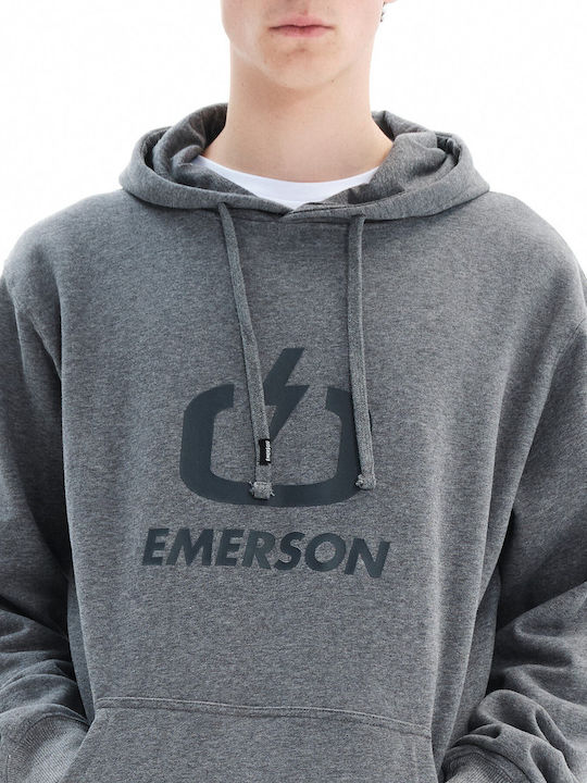 Sweatshirt with Hood Dark Grey