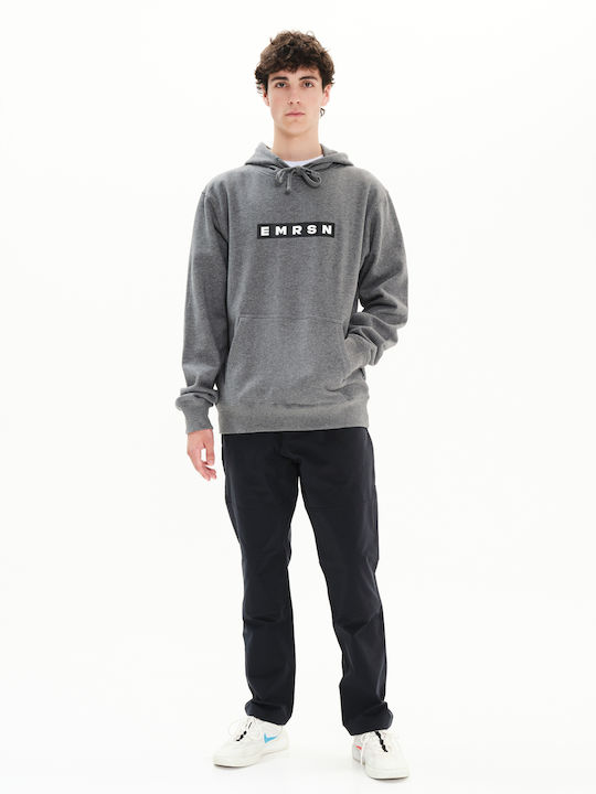 Sweatshirt with Hood Gray