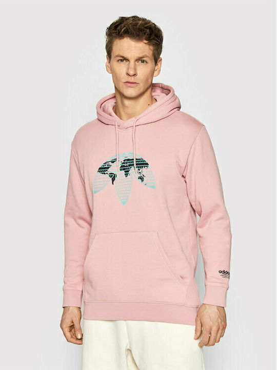 United Sweatshirt mit Kapuze Rosa