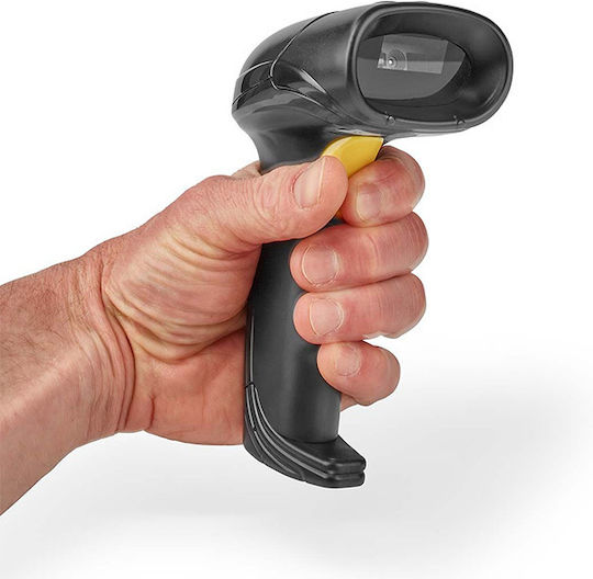 Nedis Handheld Scanner Wired with 1D Barcode Reading Capability