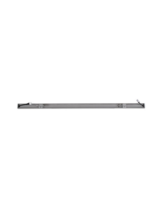 GloboStar Faia Outdoor Floor Lamp LED Wall Washer 24W with Warm White Light IP65 Silver